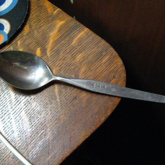 ✈️ China Airlines Vintage CAL Logo Coffee Spoon - Picture 2 of 6